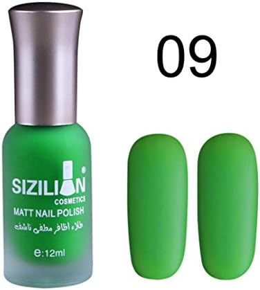Quartly 12ml Matte Dull Nail Polish Fast Dry Long Lasting Nail Art Matte Nail Polish Gel (I)
