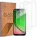 Mr.Shield [3-PACK] Designed For Motorola (Moto G7 Play) [Upgrade Maximum Cover Screen Version] [Tempered Glass] Screen Protector [Japan Glass With 9H Hardness] with Lifetime Replacement