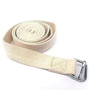 NOBRAND Stretch Yoga Strap Durable Pure Cotton Exercise Straps Strap Adjustable D Ring,Buckle Gives Flexibility For Yoga Pure Cotton