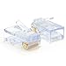 kenable RJ48 Crimp End 10P10C 10 Pin Plug for Solid/Stranded Cable [10 Pack]