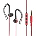 Maxrock(TM) Noise Isolating Sport Headphones with Adjustable Earhook with Mic and Volume Remote Control for Cell Phones