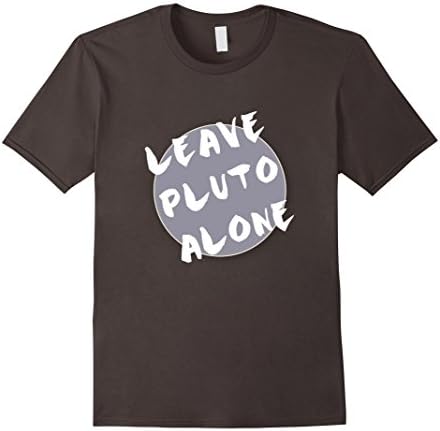 Men's Leave Planet Pluto Alone T Shirt XL Asphalt