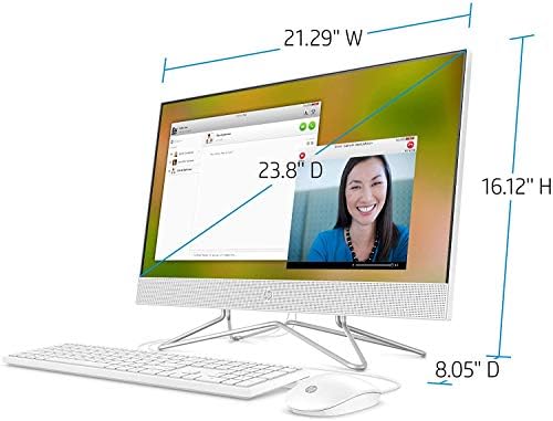 2021 Newest HP 24-inch FHD All-in-One Desktop Computer Dual-Core AMD Athlon Silver 3050U Processor 8GB DDR4 RAM NVMe M.2 256GB SSD DVD WIFI5 BT Web Cam Windows 10 Snow White w/RE USB3.0 Flash Drive 5 2021 Newest HP 24-inch FHD All-in-One Desktop Computer Dual-Core AMD Athlon Silver 3050U Processor 8GB DDR4 RAM NVMe M.2 256GB SSD DVD WIFI5 BT Web Cam Windows 10 Snow White w/RE USB3.0 Flash Drive