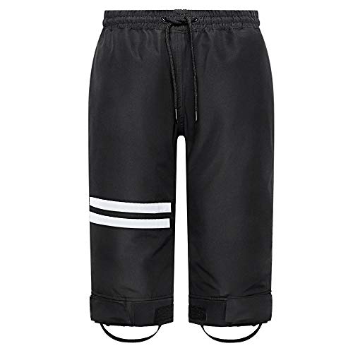HAPIU Kids Rain Pants,Toddler Waterproof Pants,Black,2T - Thumbnail 6