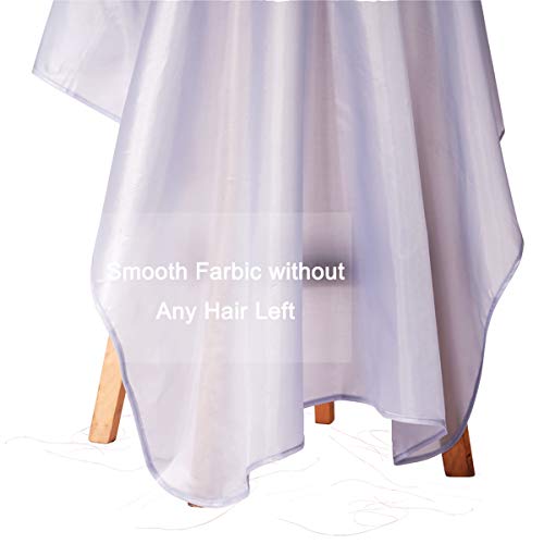 Waterproof Barber Styling Cape - Professional Salon Cape for Men, Unisex Black Hair Cutting Cape, Hairdresser Cape for Hair Treatment