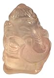 Natural Quartz Ganesh Elephant Crystal Stone Mineral Carving Art A21
