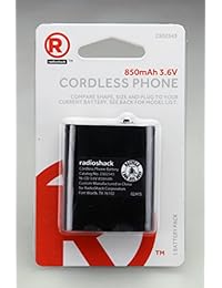 Radioshack 3,6 V 850 mAh NiCd recargables Batería de móvil