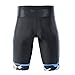 MY KILOMETRE Triathlon Shorts Mens 9”Black | Easy Reach Leg Pockets | Chamois for Long-Distance Tri Race