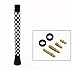 Cuztom Tuning 5 Inch Short Checkered Black White Flag for Mini Cooper Roof Top Radio Antenna