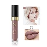 Fullkang Waterproof Matte Liquid Long Lasting Lip Gloss Lipstick 34 Colors (7# New)