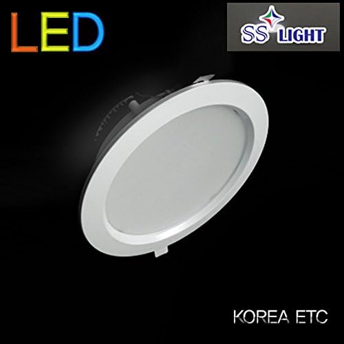 SS LIGHT LED 15W 6500K Downlight Spot Ceiling Light Lamp Indoor Room - 6inch , Made in Korea