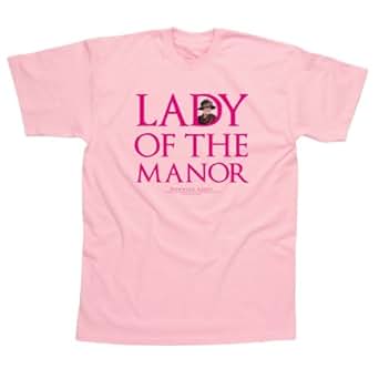 Official Downton Abbey T-shirt 'Lady of the Manor' (Pink) (X-Large (48