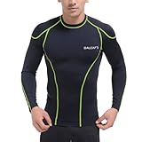 Baleaf Men's Running Fitness Workout Training Compression Base Layer Shirt