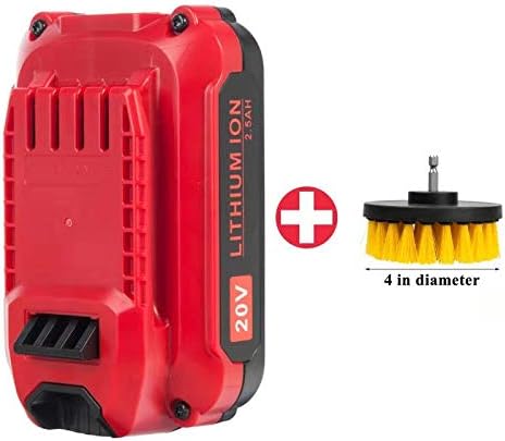 Cell9102 Replacement 2Packs for 2500mAh Craftsman 20V Battery CMCB202 CMCB204 compative with Craftsman V20 20V Cordless Drill Combo Kit