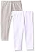 The Children's Place Baby Legging (Pack of 2), Grey/White, 6-9 Months
