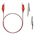 Sumnacon 10 Pcs Insulated Alligator Clip Test Leads Set - 5 Colors 3A Double-Ended Alligator Clip Test Leads Wire with Insulators Clips for Electronic, Component, Automobile Testing Connecting