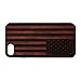 szwisechip for iPhone 7, 8 Plus 5.5 inch USA Flag Natural Real Bamboo Wood Wooden and TPU Hard case Cover (5.5