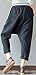 Soojun Womens Cotton Linen Loose Fit Elastic Waist Harm Pant