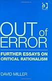 Out of Error: Further Essays on Critical Rationalism cover