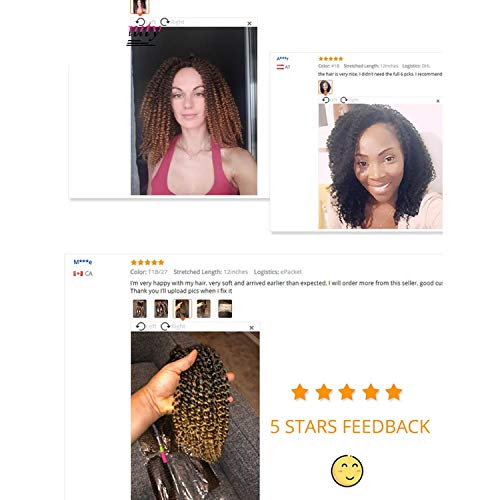 Curly Crochet Hair Marley Braid Hair Kanekalon Ombre Braiding