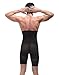 Panegy Adjustable Hooks Waist Trimmer Belt Elastic Lumbar Back Tranier Support Brace Band for Men Size M Black
