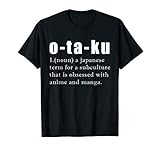 Otaku Japanese Subculture Obsessed with Anime Manga T-Shirts