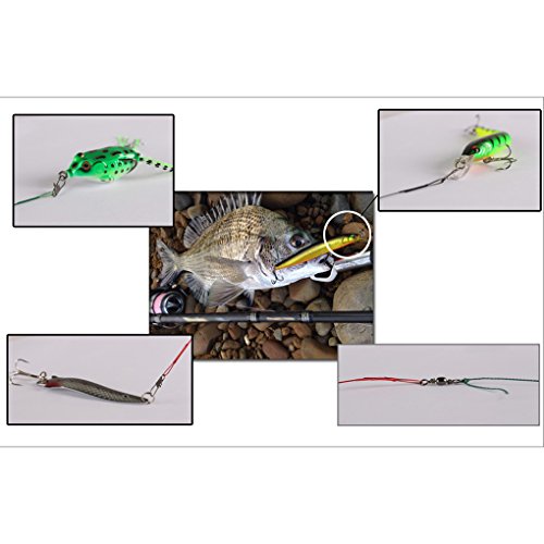 Yihaifu 10pcs Angeln Stahlvorfächer Edelstahl Geflochtene Trace Spinning Führer Rigs Stahldraht Angelschnur – Bild 3