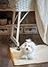 Nat and Jules Small Maltese With Pink Ribbon Bright White Children's Plush Stuffed Animal