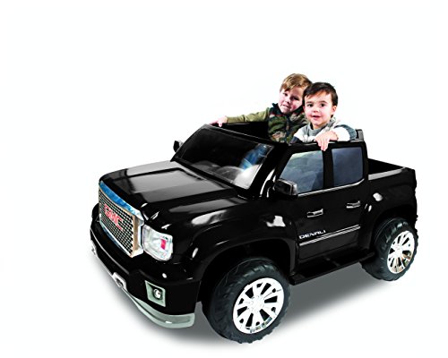 Rollplay GMC Sierra Denali 12 Volt Ride-On Vehicle, Black - Thumbnail 3