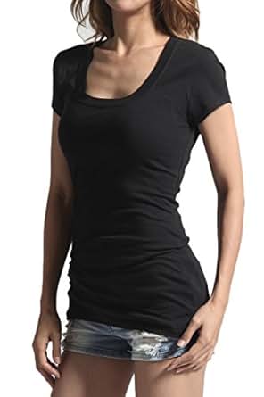 round scoop neck