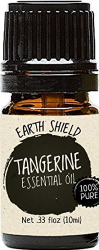 Earth Shield Tangerine Essential Oil is 100% Pure and Therapeutic Grade from Premium Quality Citrus - 10ml. Comes with a spare FREE 10ml roller bottle.