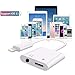 Headphone Adapter for iPhone X/XS/XS MAX/XR/8/ 8Plus/ 7/7 Plus Headset Adaptor Splitter Mini Earphone Connector Convertor 2 in 1 Accessories Cables Call Charge Music Wire White Support All iOS System