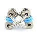 Biowow 10 PCS Anxiety Fidget Ring,Flippy Chain Fidget Toy Perfect for ADHD, Anxiety, and Autism Stress Reducer for Adults and Kids