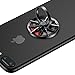 HaloVa Phone Ring Holder, High Speed Rotating Mobile Phone Ring Bracket, Finger Holder Mount for iPhone, iPad, Samsung HTC Nokia Smartphones, Tablet, Black