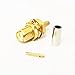 bestseller2016 10pcs SMA Female Jack RF Coax Connector with nut Crimp for RG58 goldplated Straight