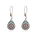Myhouse Bohemian National Style Hollow Water Drop Shaped Alloy Long Earrings