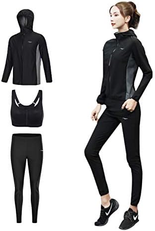 Smarty 世界代表選手も愛用 サウナスーツ Pro レディース ダイエット ３点セット 洗濯可 大量発汗 ランニング ウォーキング