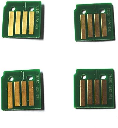 INKTONERCHIP- 4 x Toner Reset Chip for Xerox Phaser 7500,7500N ,7500DN, 7500DT (106R01443-46)