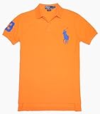 Mens Polo Ralph Lauren Custom Fit Big Pony Mesh Shirt