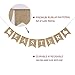 Easter Burlap Banner | Rustic Easter Decorations | Easter Bunting Garland | Easter Party Supplies | Easter Photo Props | White Rabbit Bunny Sign | Spring Decor