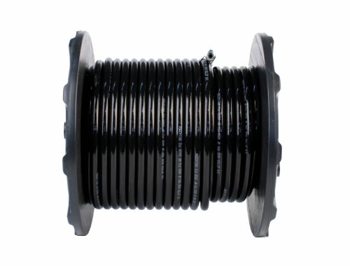 Schieffer 4000 PSI 3/8" x 200' Thermoplastic Black Sewer Jetter Hose with MPT 3/8" Soild & Swivel Ends