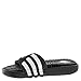 adidas Adissage Slides Sandal, Core Black/White/Black, 6 US Unisex Big Kid