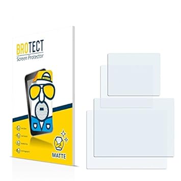 2X BROTECT Matt Displayschutz Schutzfolie für Easypix Aquapix W1400 Active (Vorder- und Rückseite) (matt - entspiegelt, Kratz
