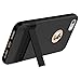 iPhone SE Case, JETech Slim-Fit iPhone SE 5s 5 Case Cover with Microfiber and Self Stand for Apple iPhone SE/5s/5 (Black) - 3440