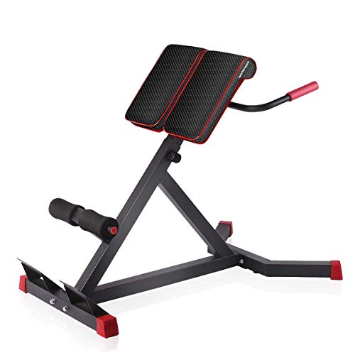 Sportsroyals Adjustable Roman Chair Back Hyperextension Bench for