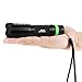Tactical Flashlight, Super Bright Led Handheld Flashlight Zoomable Focus Adjustable 3 Modes Water Resistant Torch Including Rechargeable 18650 Li-ion rechargeable battery & Charger (Flashlight kit)