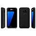 Galaxy S7 Case, Poetic QuarterBack [Corner/Bumper Protection][Replaceable back][No Bulk][Dual Protection]- Stylish PC+TPU Protective Case for Samsung Galaxy S7 (2016) Black