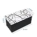 Otto & Ben Folding Toy Box Chest with Memory Foam Seat Faux Leather Trunk Bedroom Ottomans Bench Foot Rest Stool, 30 Inch, White