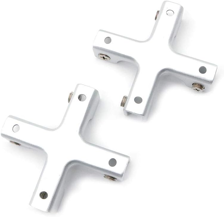 Set of 2 NUZAMAS Cross Shape Glass Clamps, Building Showcase, Aquarium Fish Tank, Cabinet - Image 4