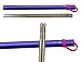 finessCity Chopsticks, 1 Pair of Chopstick, Titanium Chopsticks with Aluminium Case (Purple)